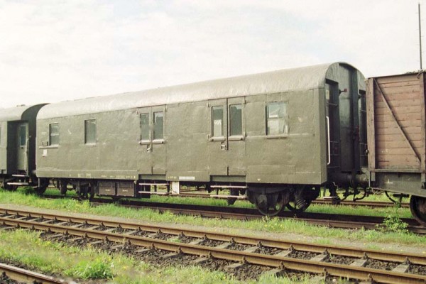 Cyfrowa Stacja Muzeum Zasoby Wagon Pocztowy Pw Na Bocznicy W